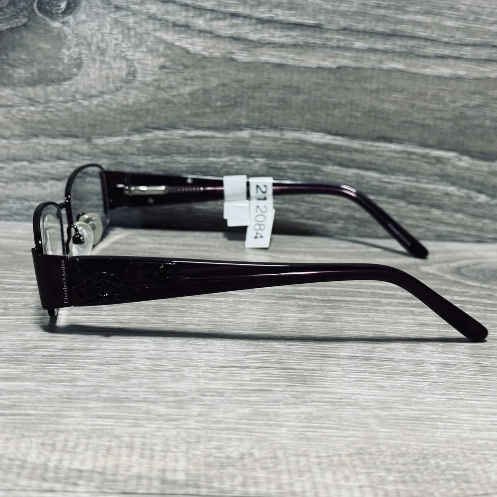 Elizabeth Arden EA1111-3 Eyeglass Frames Womens‎ 51-17-130 Purple Floral Optical